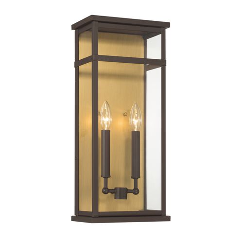 Painted Legacy Brass Outdoor Wall Sconce from the Briarlane Collection