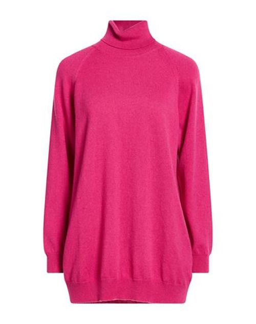 Woman Turtleneck Magenta Size XL Cashmere