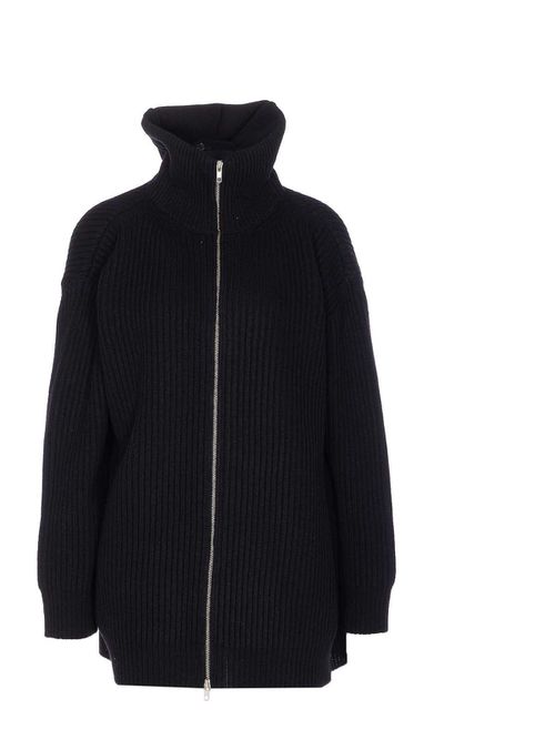 Ribbed Knit Cardigan Dress