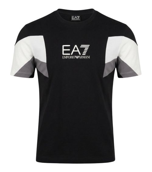 Black Graphic Crew Neck T-Shirt