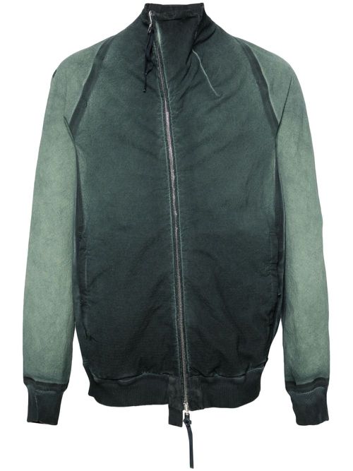Gradient-effect bomber jacket - Green