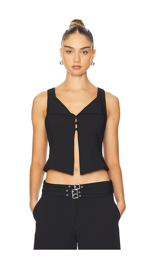LIONESS Backstage Vest in Black. -  XXL also in L, S
