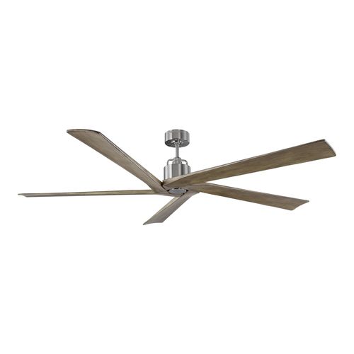 Aspen 70" Indoor Ceiling Fan in Brushed Stee