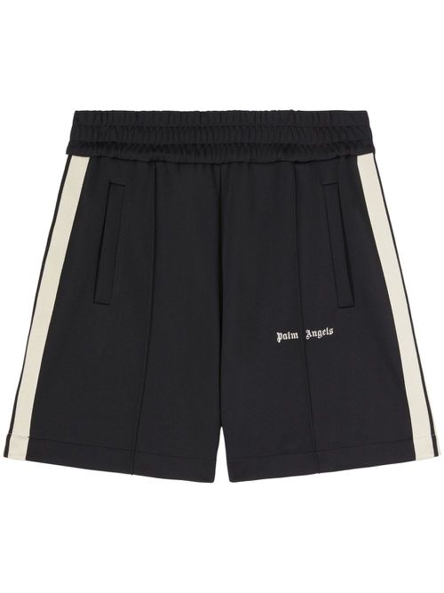 Logo track shorts - Black