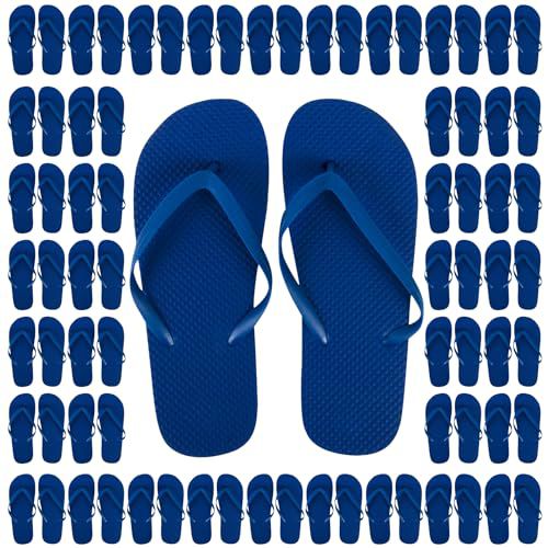 50 Pairs Bulk Wedding Flip Flops for Men Waterproof Wholesale Flip Flops for Men in Bulk for Wedding Guests