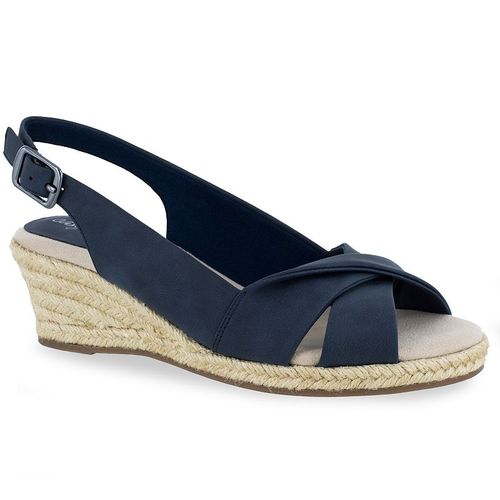 Easy Street Maureen Women's Espadrille Wedge Sandals, : , Blue