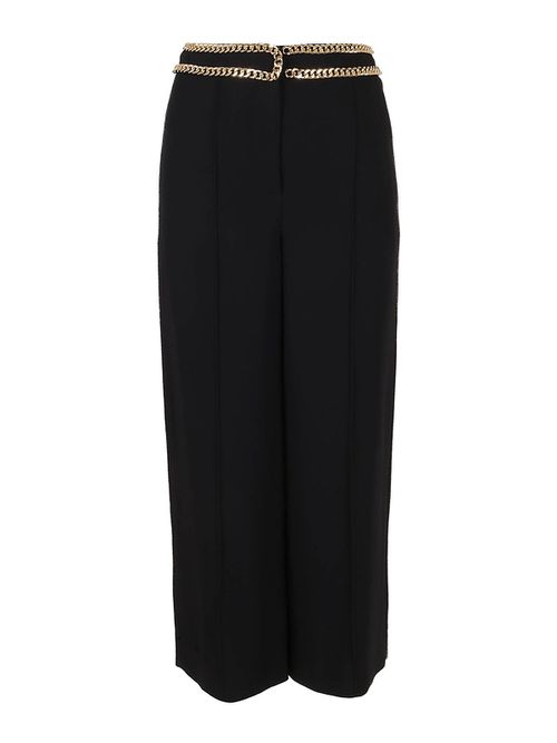 Chain detailed culotte trousers