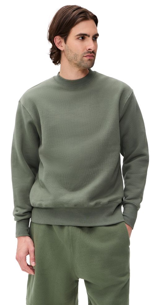 Loopback Crewneck Sweatshirt Olive