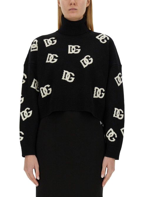 All-over Logo Intarsia Jumper