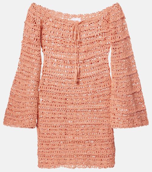 Bella crochet cotton minidress