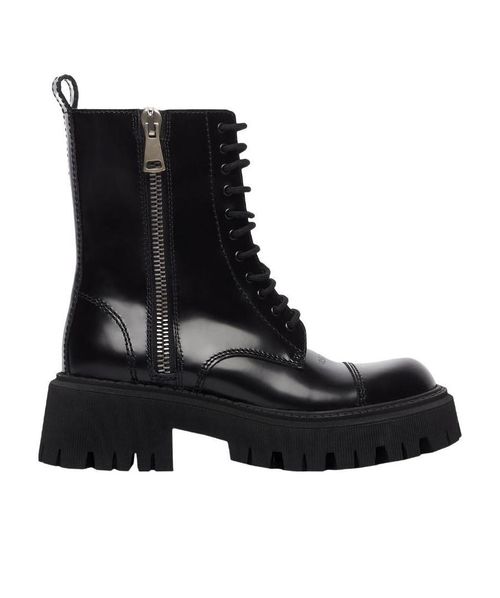 Women's Tractor 20mm Lace-up Boot in Black