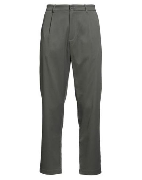 Man Pants Military green Size 31 Polyester, Viscose