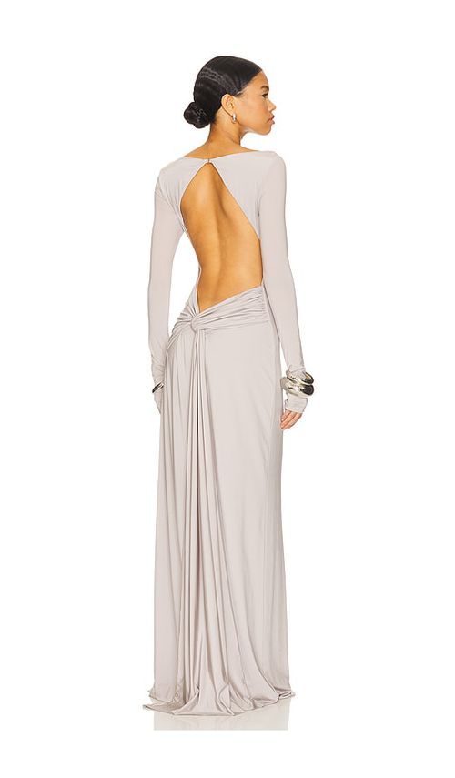 MISHA MAXIKLEID BLAKE in Neutral. Größe XS. Also in L
