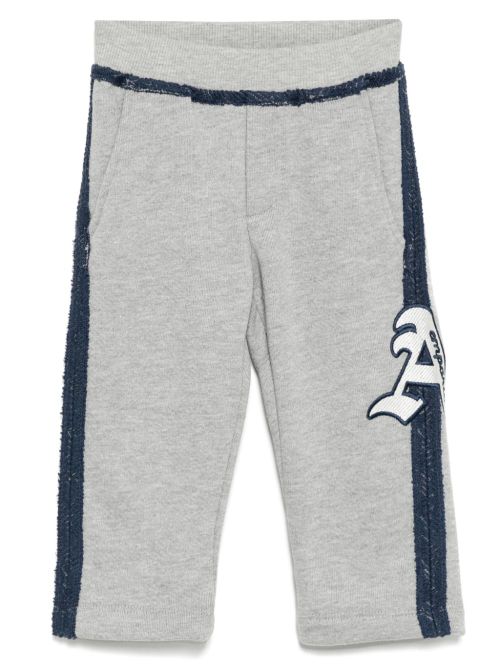 Logo-patch track pants - Grey