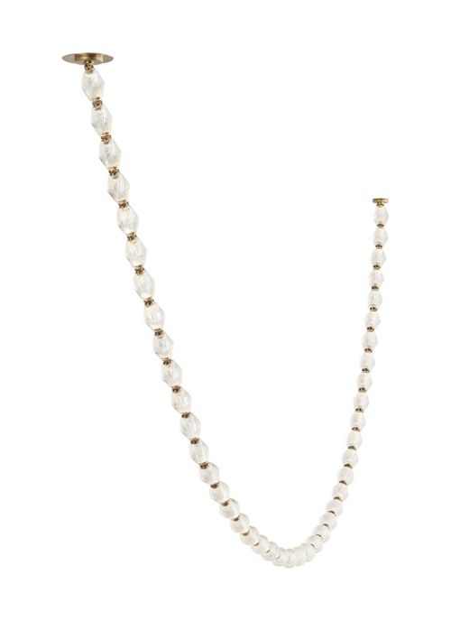 Natural Brass LED Chandelier from the Collier Collection