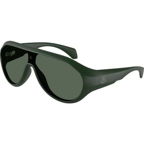 Moncler Unisex Moncler ME8009U BOMBOLLE 502971 Sunglasses Injected Green Green Round Norma