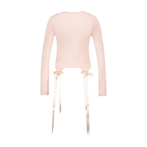 Bow Tail Easy T-Shirt — Pink