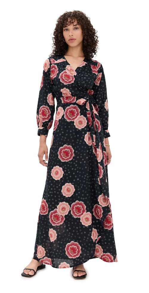 Kate Long Sleeve Dress POPPY INDIGO 