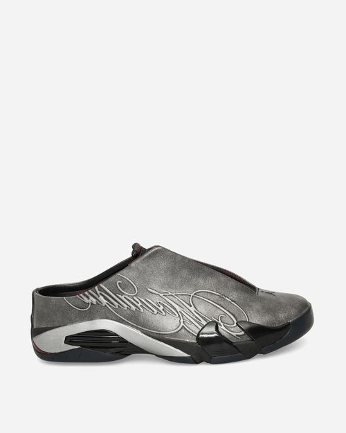 Mowalola Air Jordan 14 Retro Mules Black / Metallic Silver