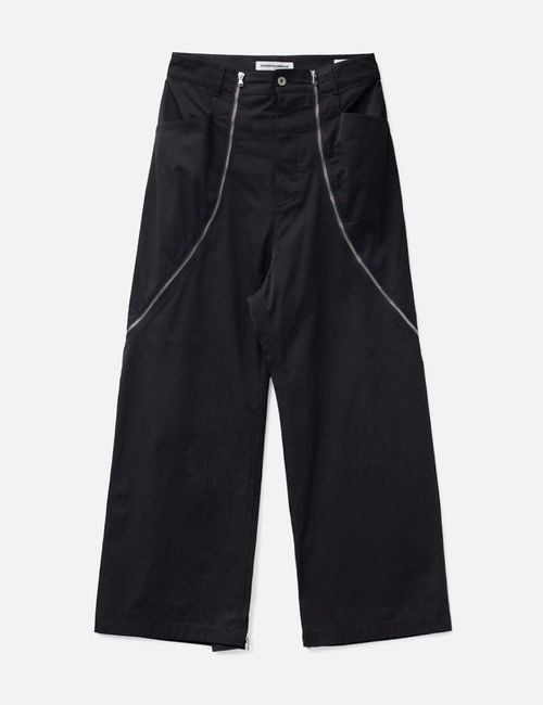 Black Zip Trousers