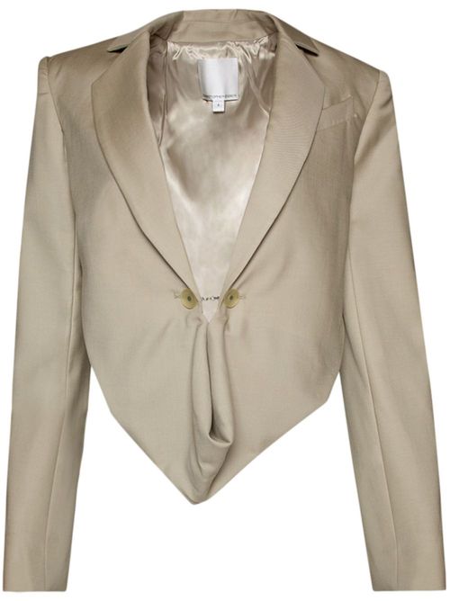 Talus cropped blazer - Neutrals