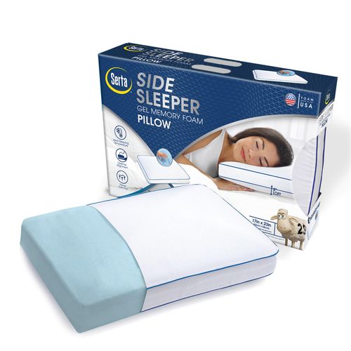 Side Sleeper Pillow with Cooling Gel Memory Foam