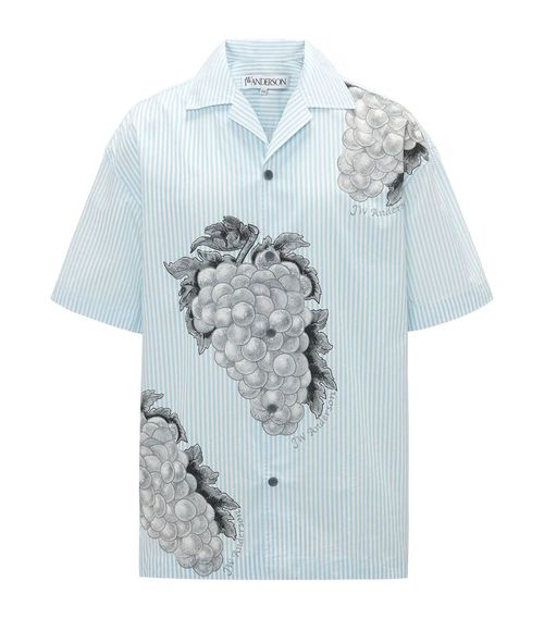Cotton Grape Print Shirt