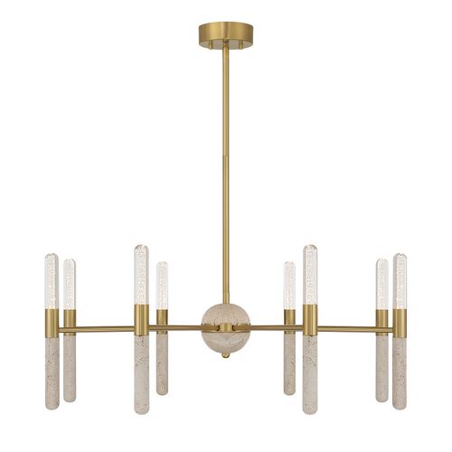 Linden 8-Light Chandelier in Warm Bra