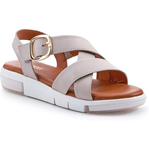 Jones Bootmaker Womens Ilaria Casual Leather Sandals - Taupe