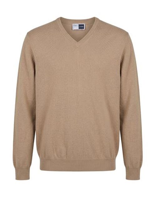 Man Sweater Khaki Size 44 Cashmere