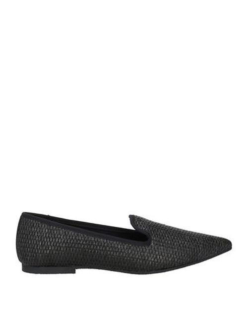 Marella Woman Loafers Black Size 10 Textile fibers