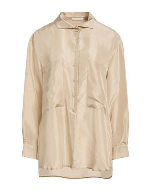 Woman Shirt Beige Size S Silk