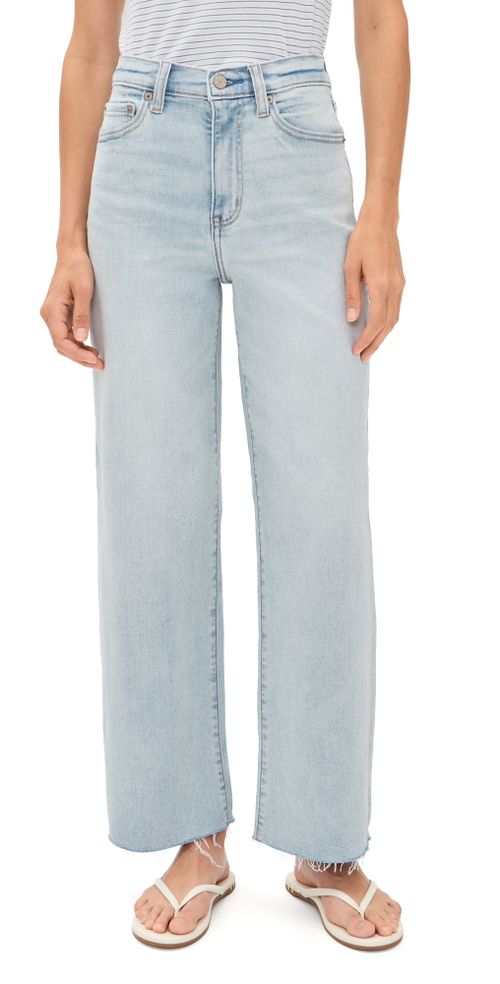 Pleaser High Rise Wide Ankle Jeans Detour
