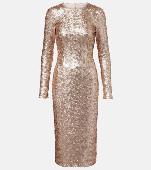 Sequined cocktail dress