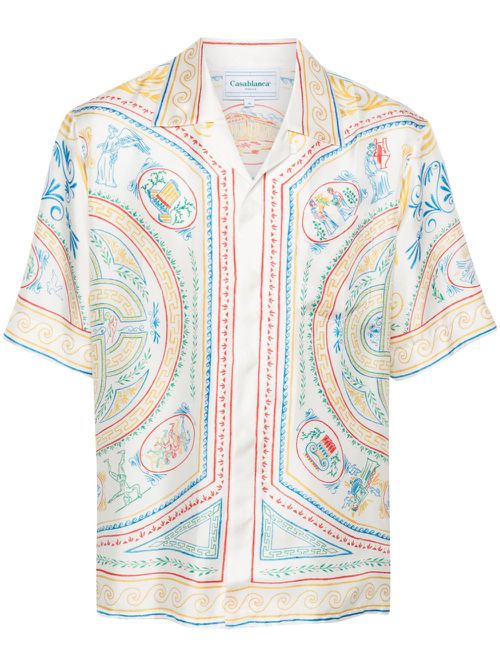 Crayon Vase Shirt - Men's - Silk