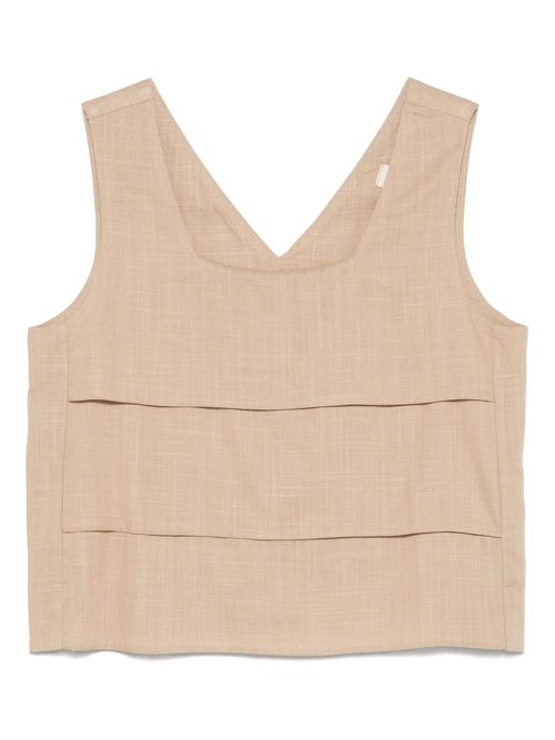 Panelled top - Neutrals
