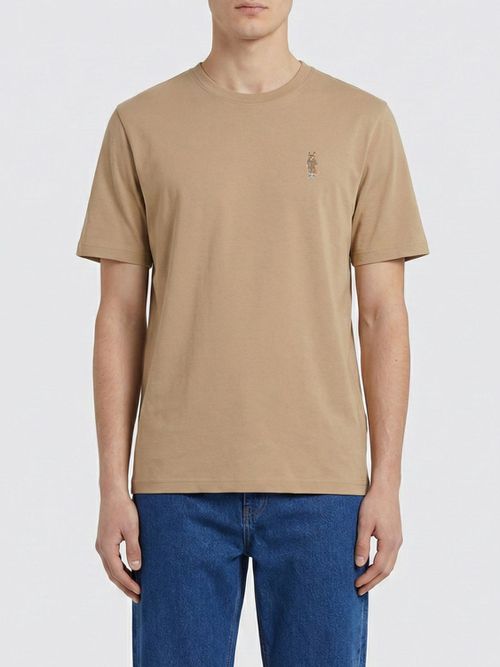 Polo Shirt MAISON KITSUNÉ Men color Brown