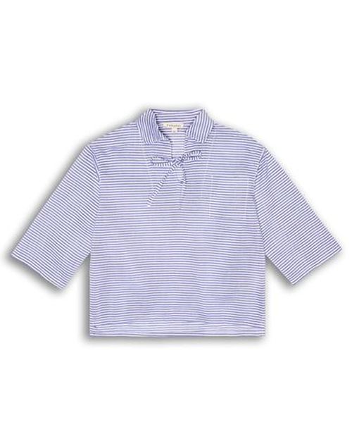 Kid Girl Top Blue Size 10 Cotton