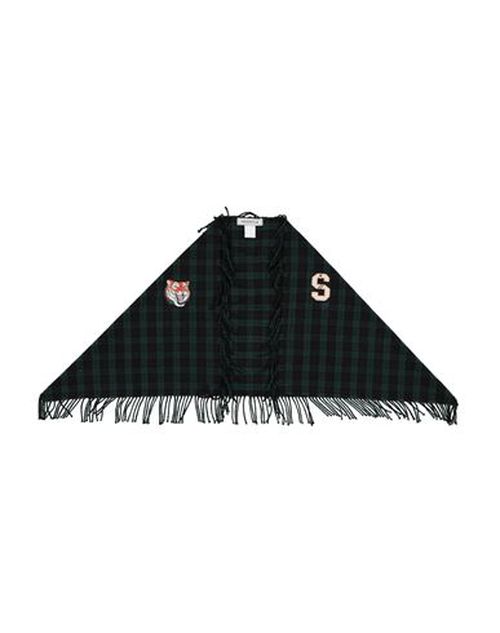 Woman Scarf Dark green Size