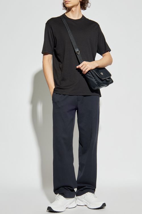 Crew Neck T-shirt, Men's, Black