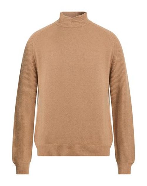 Man Turtleneck Camel Size XL Wool, Cashmere