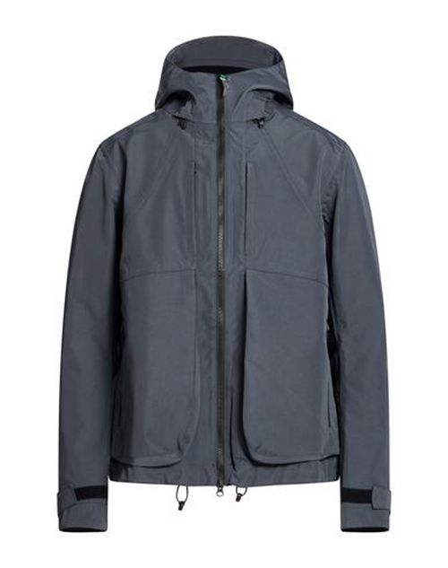Man Jacket Slate blue Size L Polyamide