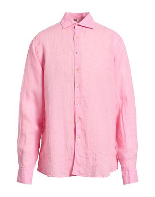 Stenströms Man Shirt Pink Size S Linen