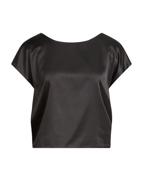 Woman Top Black Size L Polyester, Elastane