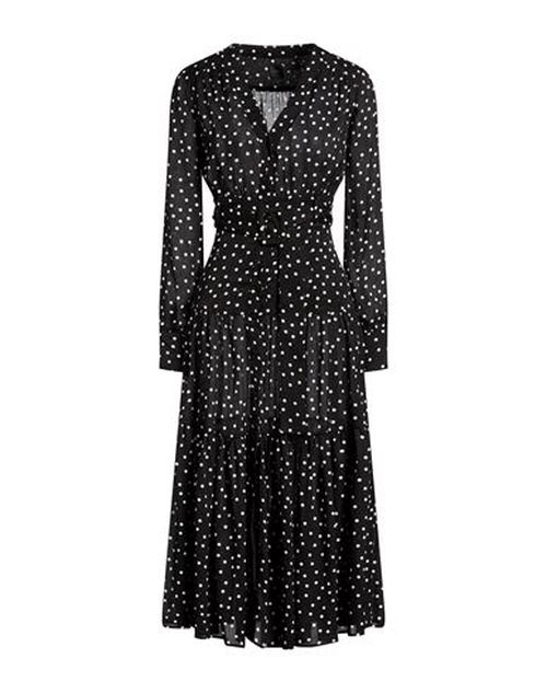 Woman Midi dress Black Size 0 Polyester