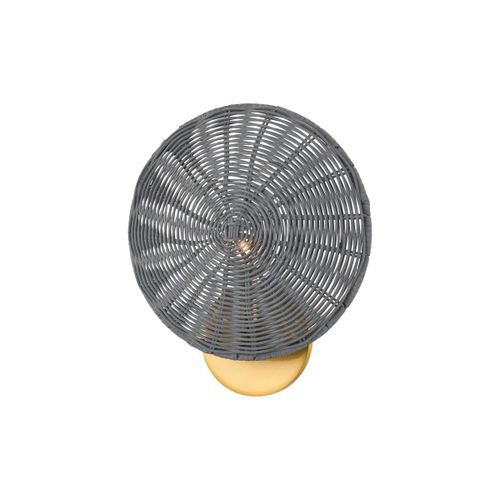 Aged Brass One Light Wall Sconce from the Destiny Collection