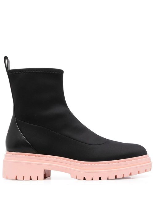 Comet ridged-rubber sole boots - Black