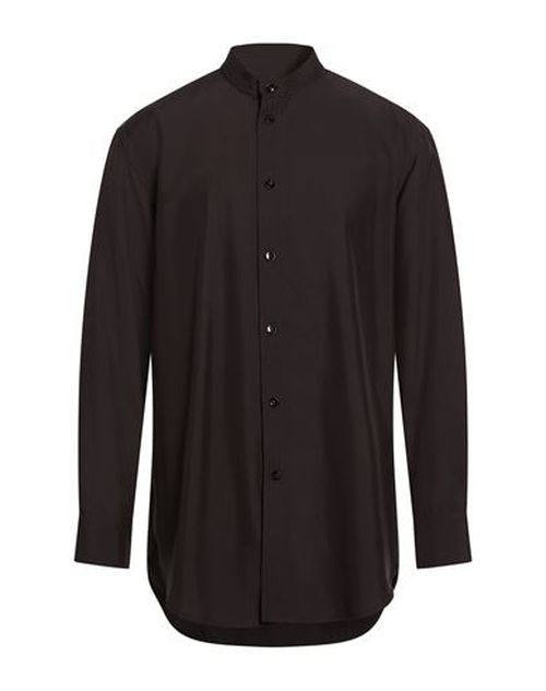 Man Shirt Black Size 15 Silk