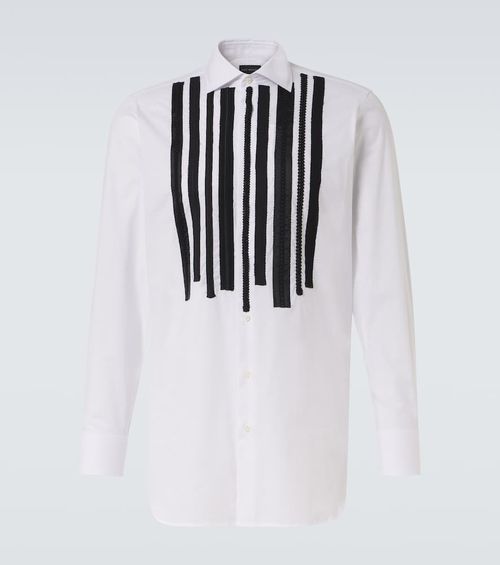 Junya Watanabe x Guy Rover striped cotton shirt