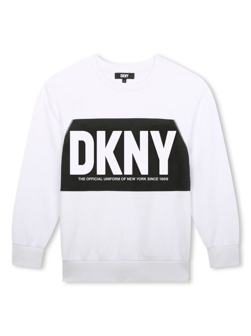 Logo-print cotton sweatshirt - White